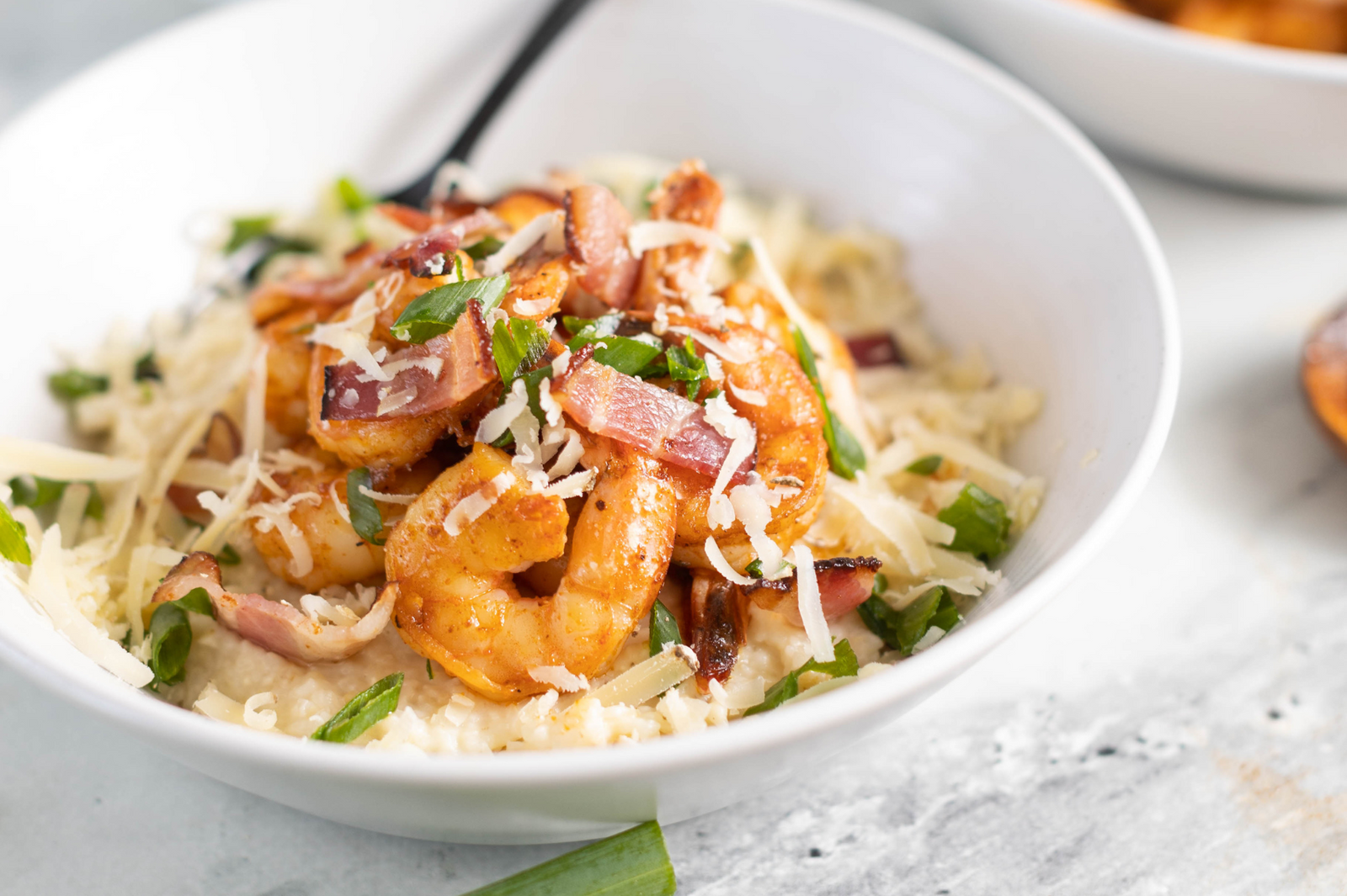 Blackened Shrimp & Grits 